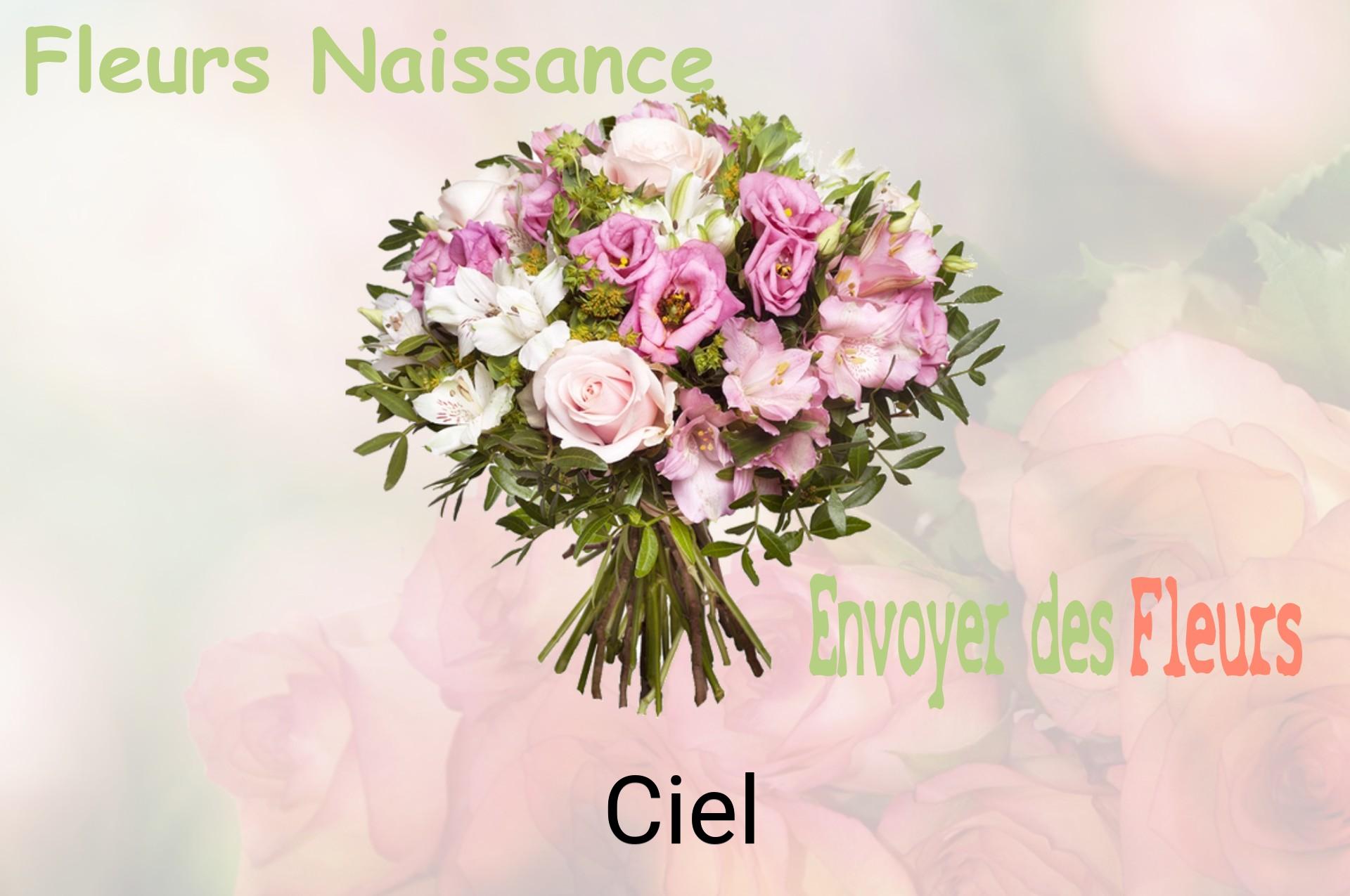 Bouquet de fleurs de naissance livré à Ciel